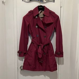 Burberry Brit rain coat size 6